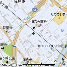 千葉県香取市佐原ホ1185周辺の地図