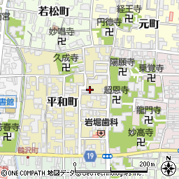 福井県越前市平和町7-19周辺の地図
