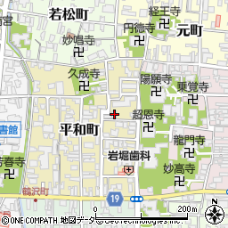 福井県越前市平和町7-19周辺の地図