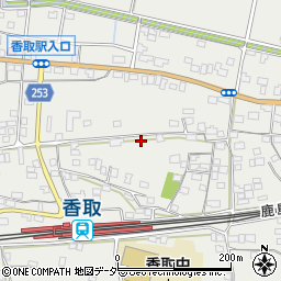 千葉県香取市津宮周辺の地図