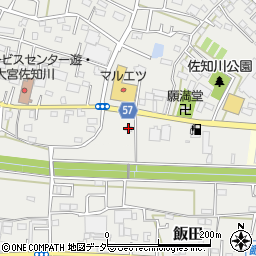 埼玉県さいたま市西区佐知川1072-3周辺の地図