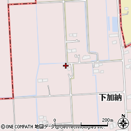 茨城県稲敷郡河内町下加納2705周辺の地図