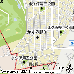 埼玉県川越市かすみ野3丁目周辺の地図