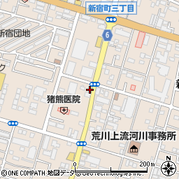 東京新聞川越西部専売所周辺の地図