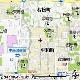 福井県越前市平和町4-36周辺の地図