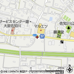 佐知川周辺の地図