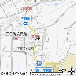 長野県上伊那郡箕輪町三日町1562-2周辺の地図