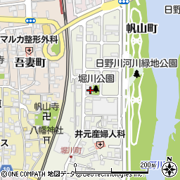 堀川町ふれあい会館周辺の地図