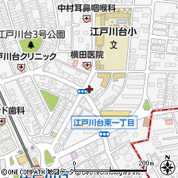 流山江戸川台郵便局周辺の地図