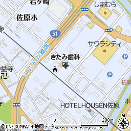 千葉県香取市佐原ホ1251周辺の地図