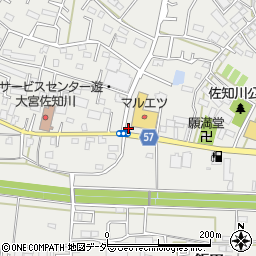 マルエツ佐知川店駐車場周辺の地図