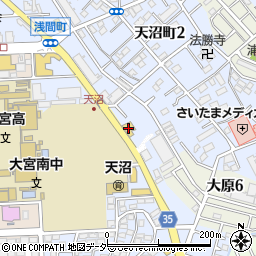 埼玉トヨタ　大宮天沼店周辺の地図