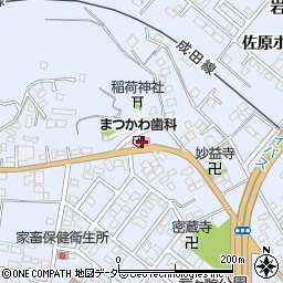 千葉県香取市佐原ホ489-1周辺の地図