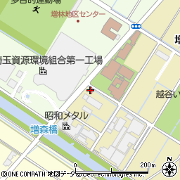 堀川産業株式会社　エネクル越谷周辺の地図