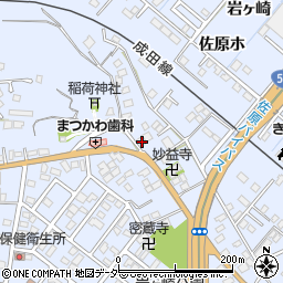 千葉県香取市佐原ホ485-1周辺の地図