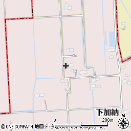 茨城県稲敷郡河内町下加納2095周辺の地図