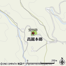 安州寺周辺の地図