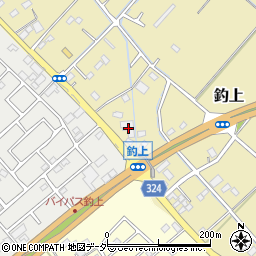 埼玉県さいたま市岩槻区釣上608周辺の地図