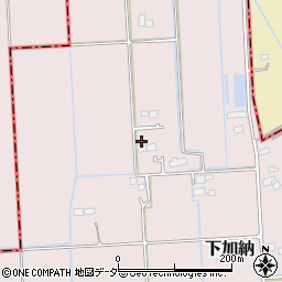 茨城県稲敷郡河内町下加納2737周辺の地図