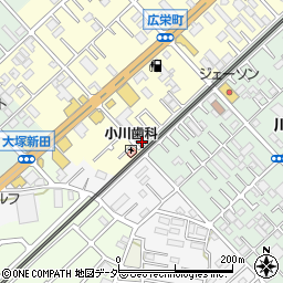 埼玉県川越市広栄町6-4周辺の地図