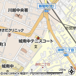 サイクルベースあさひ川越店周辺の地図