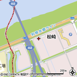 千葉県香取郡神崎町松崎836周辺の地図