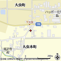 福井県越前市大虫本町17-1周辺の地図