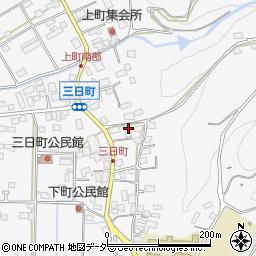 長野県上伊那郡箕輪町三日町1558-3周辺の地図