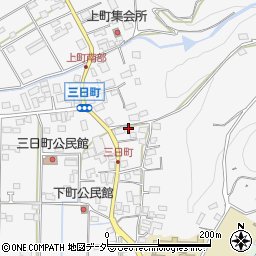 長野県上伊那郡箕輪町三日町1558-5周辺の地図