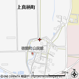 福井県越前市上真柄町周辺の地図