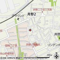 公文式井野東教室周辺の地図