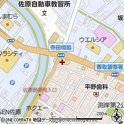 千葉県香取市北1丁目12-1周辺の地図
