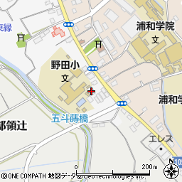 埼玉県さいたま市緑区上野田21周辺の地図