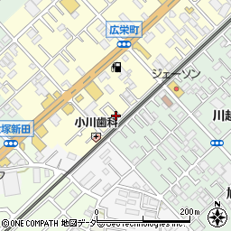 埼玉県川越市広栄町6-31周辺の地図
