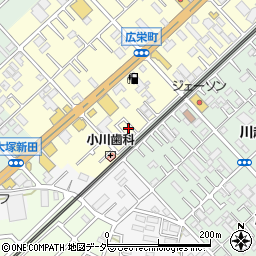 埼玉県川越市広栄町6-30周辺の地図