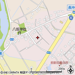 茨城県龍ケ崎市長沖新田町周辺の地図