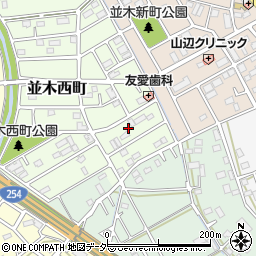 埼玉県川越市並木西町19周辺の地図