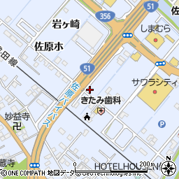千葉県香取市佐原ホ1255周辺の地図