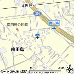 埼玉県川越市南田島721-3周辺の地図