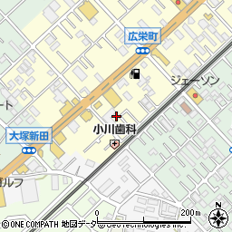 埼玉県川越市広栄町6周辺の地図