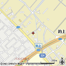 埼玉県さいたま市岩槻区釣上616周辺の地図