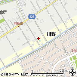 埼玉県吉川市川野91-1周辺の地図