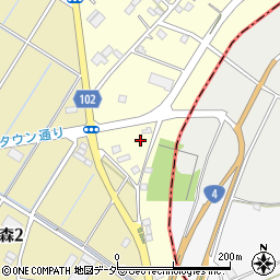 埼玉県越谷市増森1881周辺の地図