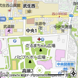 スターバックスコーヒー 武生中央公園店周辺の地図