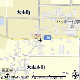 福井県越前市大虫本町13周辺の地図