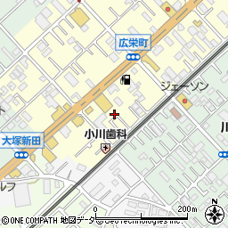 埼玉県川越市広栄町6-28周辺の地図