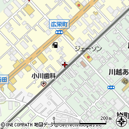 埼玉県川越市広栄町5-22周辺の地図