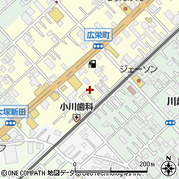 埼玉県川越市広栄町6-37周辺の地図