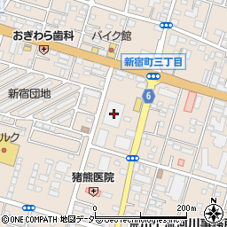 ＮＴＴ東日本川越新宿周辺の地図