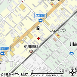 埼玉県川越市広栄町5-36周辺の地図